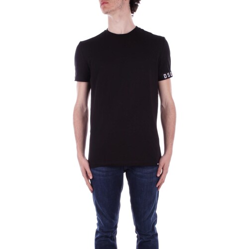 Abbigliamento Uomo T-shirt maniche corte Dsquared D9M3S5400 Nero