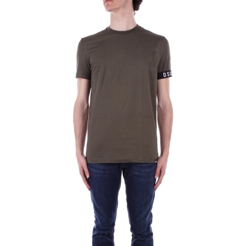 Abbigliamento Uomo T-shirt maniche corte Dsquared D9M3S5400 Verde