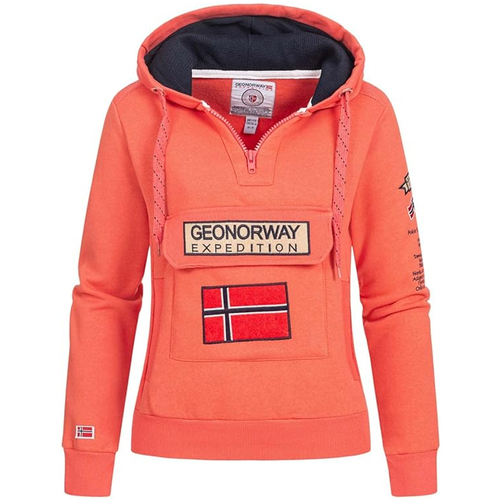 Abbigliamento Donna Felpe Geographical Norway WW2533F/GN Arancio