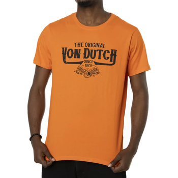 Abbigliamento Uomo T-shirt maniche corte Von Dutch VD/1/TR/ORIG Arancio