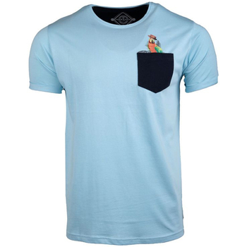 Abbigliamento Uomo T-shirt maniche corte La Maison Blaggio MB-MAGENTA Blu