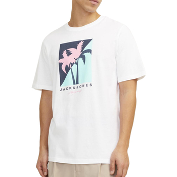 Abbigliamento Uomo T-shirt & Polo Jack & Jones 12255038 Bianco