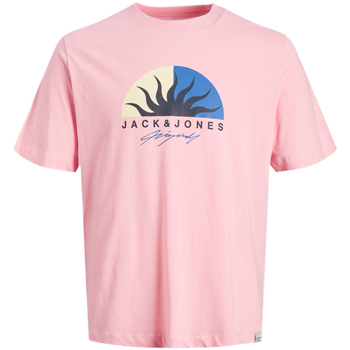 Abbigliamento Uomo T-shirt & Polo Jack & Jones 12255038 Rosa