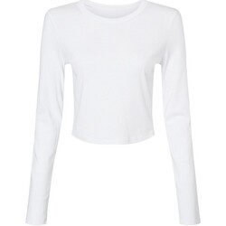 Abbigliamento Donna T-shirts a maniche lunghe Bella + Canvas PC6955 Bianco
