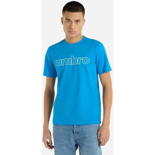 Abbigliamento Uomo T-shirts a maniche lunghe Umbro UO2136 Blu