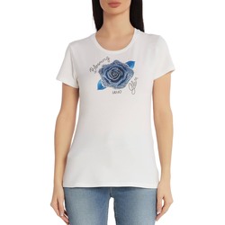 Abbigliamento Donna T-shirt maniche corte Liu Jo MA4341 J5003 Blu