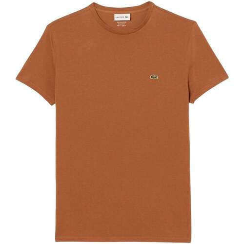 Abbigliamento Uomo T-shirt maniche corte Lacoste SKU_110257_1300073 Marrone