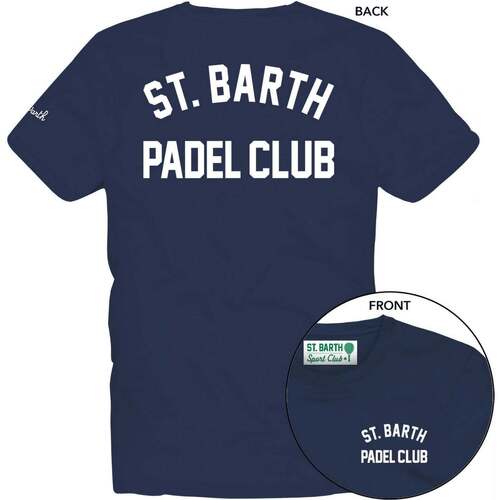 Abbigliamento Uomo T-shirt maniche corte Mc2 Saint Barth SKU_275859_1544778 Blu