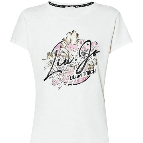 Abbigliamento Donna T-shirt & Polo Liu Jo TA4202 JS003 Bianco