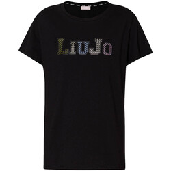 Abbigliamento Donna T-shirt maniche corte Liu Jo TA4204 JS923 Nero