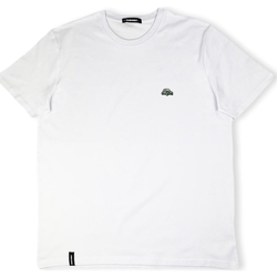 Abbigliamento Uomo T-shirt & Polo Organic Monkey Summer Wheels T-Shirt - White Bianco