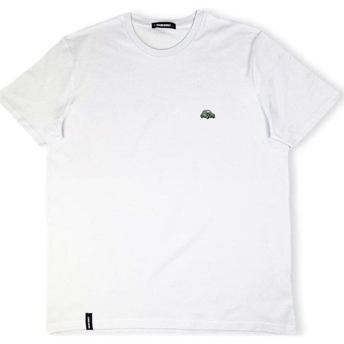 Abbigliamento Uomo T-shirt & Polo Organic Monkey Summer Wheels T-Shirt - White Bianco