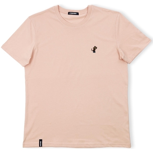 Abbigliamento Uomo T-shirt & Polo Organic Monkey Ay Caramba T-Shirt - Salmon Rosa