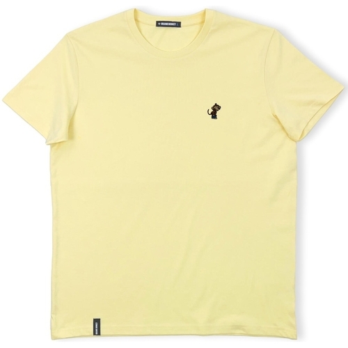 Abbigliamento Uomo T-shirt & Polo Organic Monkey Ay Caramba T-Shirt - Yellow Mango Giallo