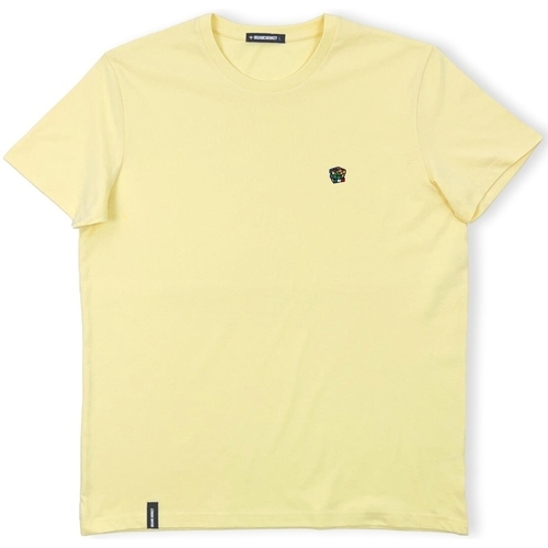 Abbigliamento Uomo T-shirt & Polo Organic Monkey The Great Cubini T-Shirt - Yellow Mango Giallo