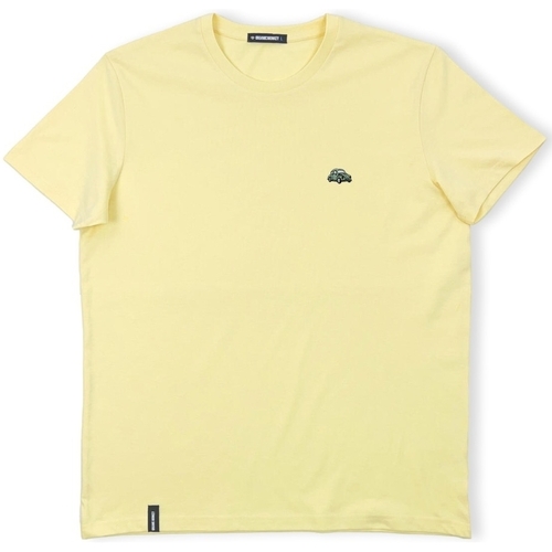 Abbigliamento Uomo T-shirt & Polo Organic Monkey Summer Wheels T-Shirt - Yellow Mango Giallo