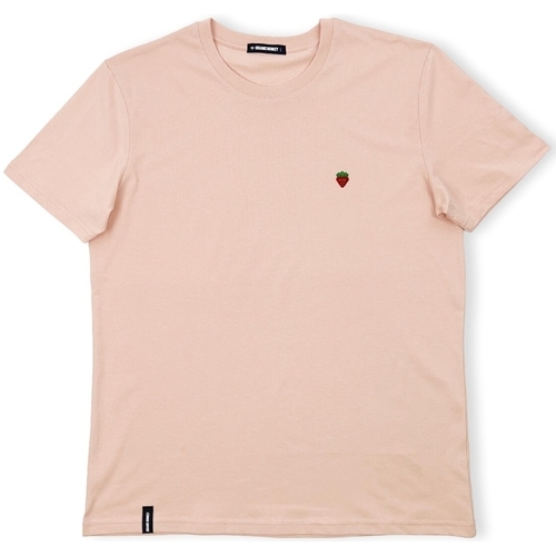 Abbigliamento Uomo T-shirt & Polo Organic Monkey Strawberry T-Shirt - Salmon Rosa
