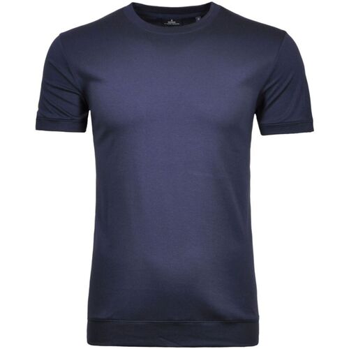 Abbigliamento Uomo T-shirt maniche corte Ragman T-SHIRT ROUND NECK WAIST RIB Blu