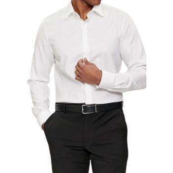 Abbigliamento Uomo Camicie maniche lunghe MICHAEL Michael Kors CAMICIA EVENING SLIM FIT SHIRT Bianco