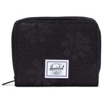 Borse Portafogli Herschel Georgia Wallet Black Floral Sun Nero
