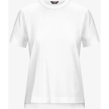 Abbigliamento Donna T-shirt maniche corte K-Way T-shirt  vestibilità regular K2122UW Bianco