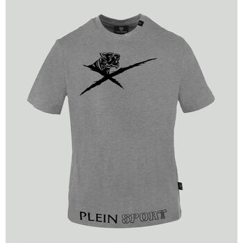 Abbigliamento Uomo T-shirt maniche corte Philipp Plein Sport - tips413 Grigio