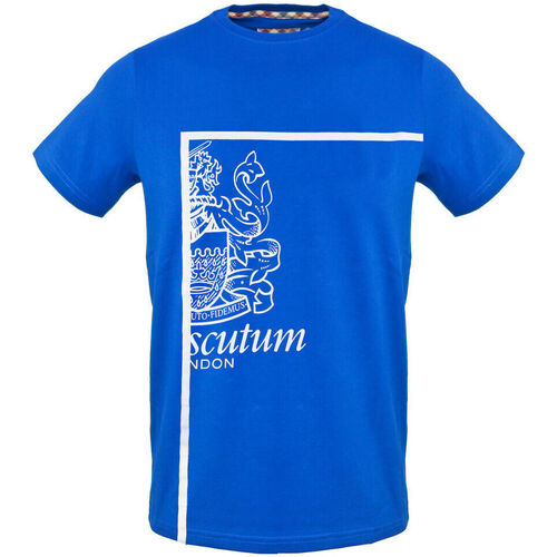 Abbigliamento Uomo T-shirt maniche corte Aquascutum tsia127 81 blue Blu