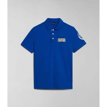 Abbigliamento Uomo T-shirt & Polo Napapijri E-AMUNDSEN NP0A4H6A-B2L BLUE LAPIS Blu