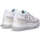 Scarpe Donna Sneakers basse Rucoline sneaker Aki pelle camoscio nylon bianca Bianco