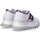 Scarpe Donna Sneakers basse Rucoline sneaker Aki pelle bianco lilla Bianco