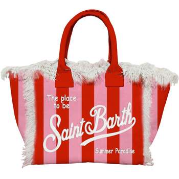 Borse Donna Borse a mano Mc2 Saint Barth borsa vanity stripes pop Rosso
