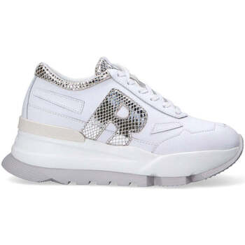 Rucoline sneaker Aki pelle bianco argento Bianco