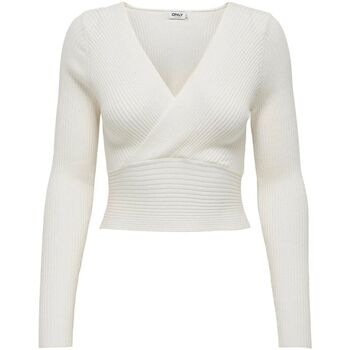 Abbigliamento Donna Maglioni Only 15310652 HONOR-BRIGHT WHITE Bianco