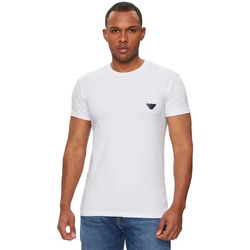 Abbigliamento Uomo T-shirt maniche corte Emporio Armani Eagle Bianco