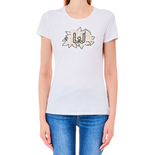 Abbigliamento Donna T-shirt maniche corte Liu Jo T-SHIRT MODA MC Bianco