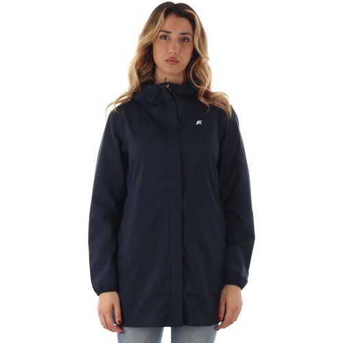Abbigliamento Donna giacca a vento K-Way 151673 Blu scuro