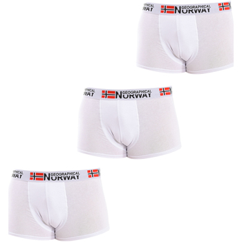 Biancheria Intima Uomo Boxer Geographical Norway GN1000-001 Bianco