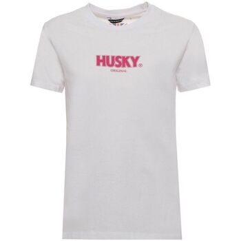 Abbigliamento Donna T-shirt maniche corte Husky - hs23bedtc35co296-sophia Bianco