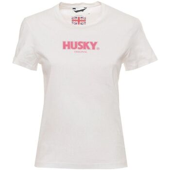 Abbigliamento Donna T-shirt maniche corte Husky - hs23cedtc35co296-sophia Bianco