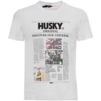 Abbigliamento Uomo T-shirt maniche corte Husky - hs23beutc35co196-tyler Bianco