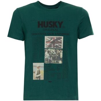 Abbigliamento Uomo T-shirt maniche corte Husky - hs23beutc35co196-tyler Verde