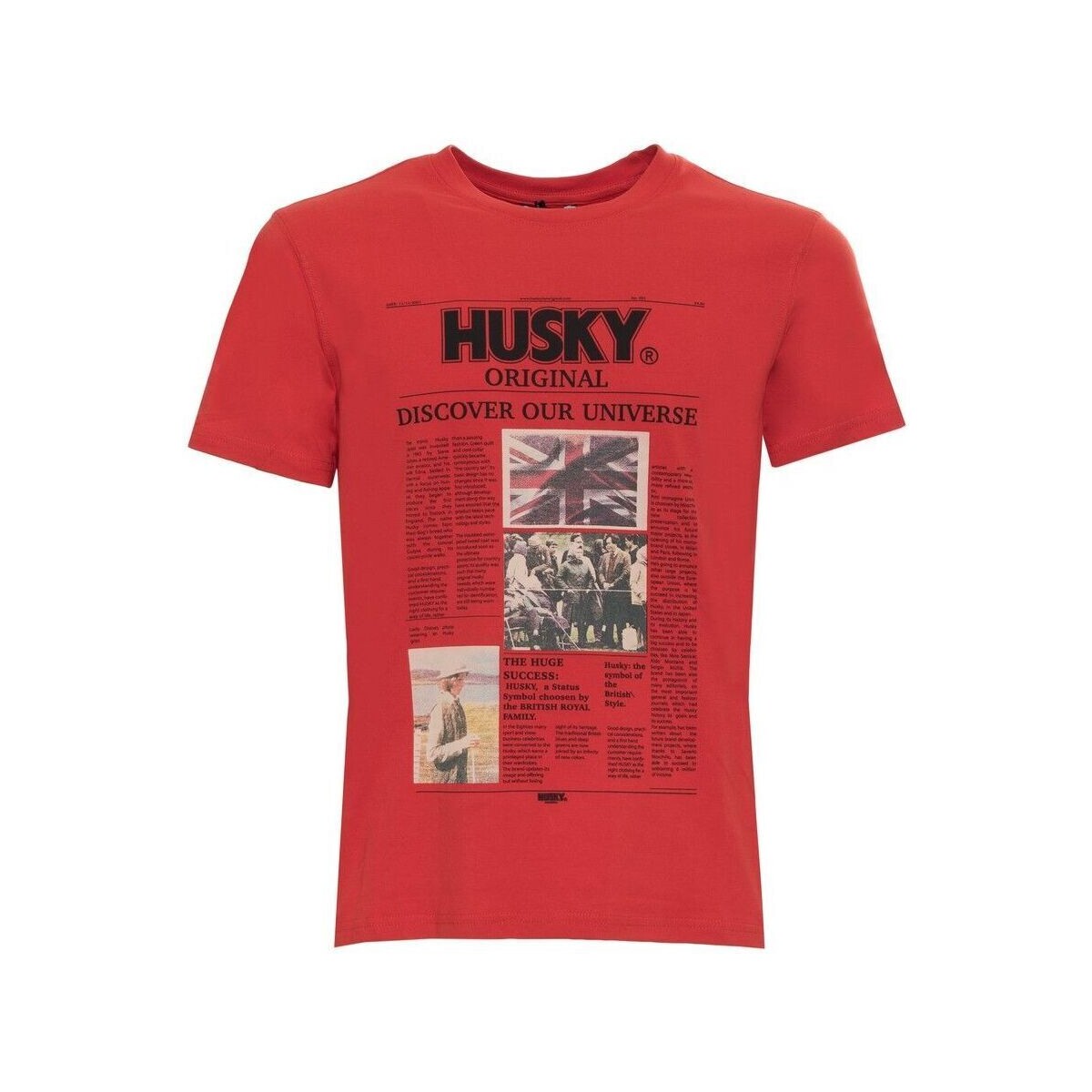 Abbigliamento Uomo T-shirt maniche corte Husky - hs23beutc35co196-tyler Rosso