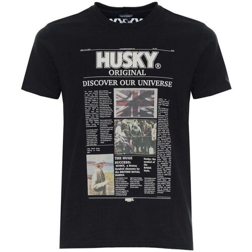 Abbigliamento Uomo T-shirt maniche corte Husky - hs23beutc35co196-tyler Nero