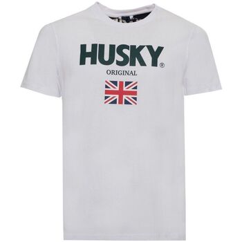 Abbigliamento Uomo T-shirt maniche corte Husky - hs23beutc35co177-john Bianco