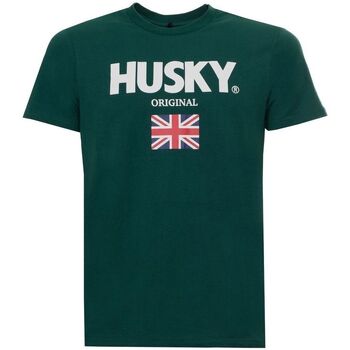 Abbigliamento Uomo T-shirt maniche corte Husky - hs23beutc35co177-john Verde