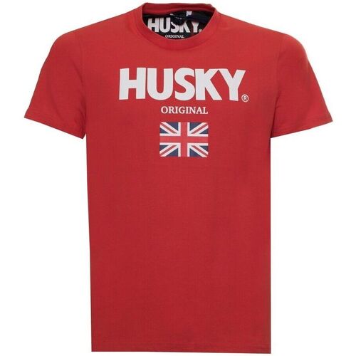 Abbigliamento Uomo T-shirt maniche corte Husky - hs23beutc35co177-john Rosso