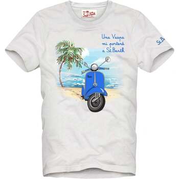 Abbigliamento Uomo T-shirt maniche corte Mc2 Saint Barth SKU_275917_1545088 Bianco