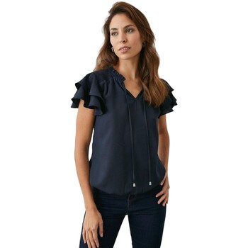 Abbigliamento Donna T-shirts a maniche lunghe Principles DH6059 Blu