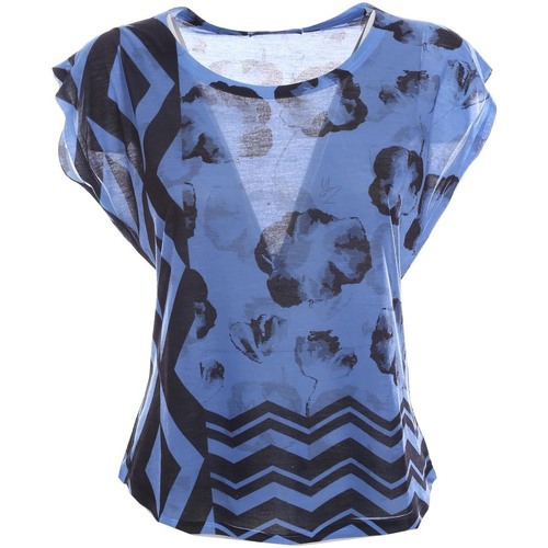 Abbigliamento Donna T-shirt & Polo Yes Zee T235 Y107 Blu