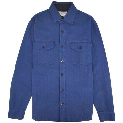 Abbigliamento Uomo Camicie maniche lunghe Chesapeake's Camicia Cpo Uomo Indigo Blu